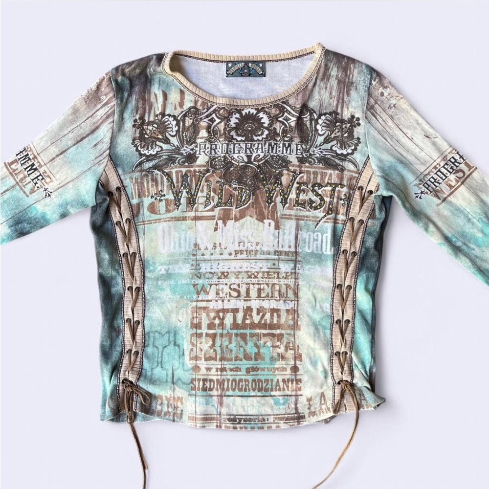 Vanilla Sugar Wild West Top Y2k